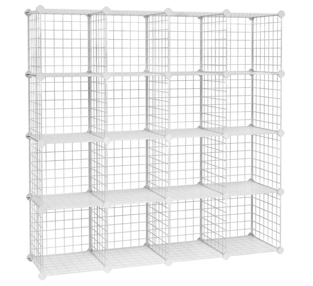 SONGMICS Steckregal mit 16 Würfeln – 25% Rabatt