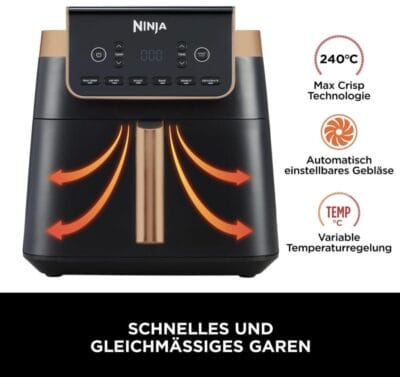 Schnelles und gleichmässiges Garen