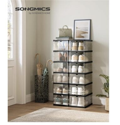 Schuhschrank mit Boxen