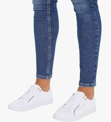 Tommy Hilfiger Damen Cupsole Sneaker getragen