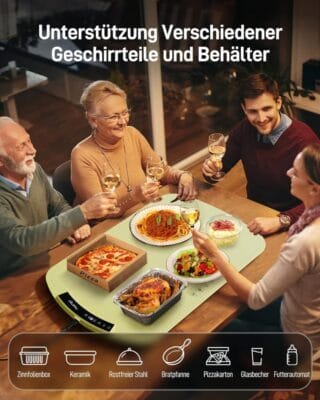 Elektrische Warmhalteplatte - 35% Rabatt 4 elektrische Warmhalteplatte