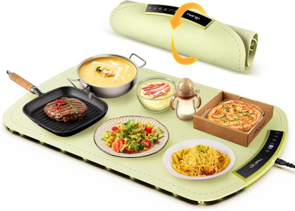 Elektrische Warmhalteplatte – 35% Rabatt