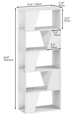 YITAHOME Bücherregal Produktmaße