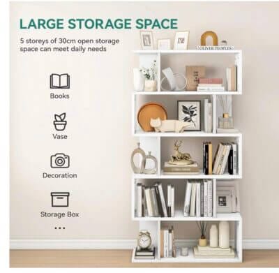 YITAHOME Bücherregal Stauraum