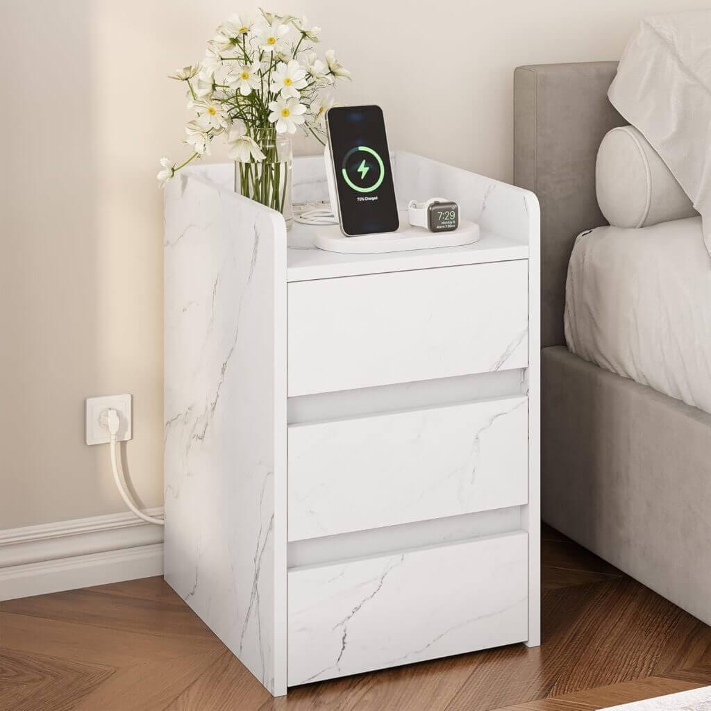 YITAHOME Nachttisch mit 3 Schubladen – 20% Rabatt