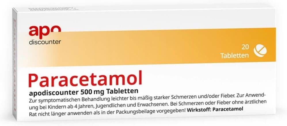 apodiscounter Paracetamol 500 mg – 21% Rabatt