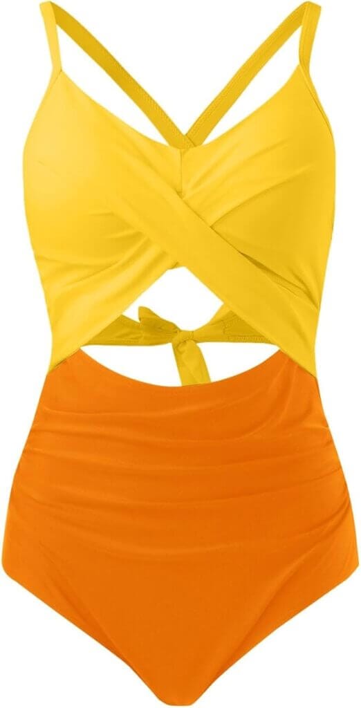 Damen Einteiler Badeanzug Monokini – 50% Rabatt