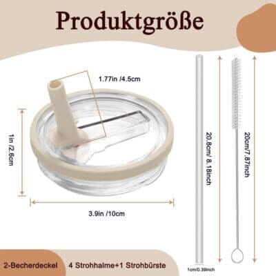 Ideal für heiße und kalte Getränke, einfach zu reinigen und robust im täglichen Gebrauch.
