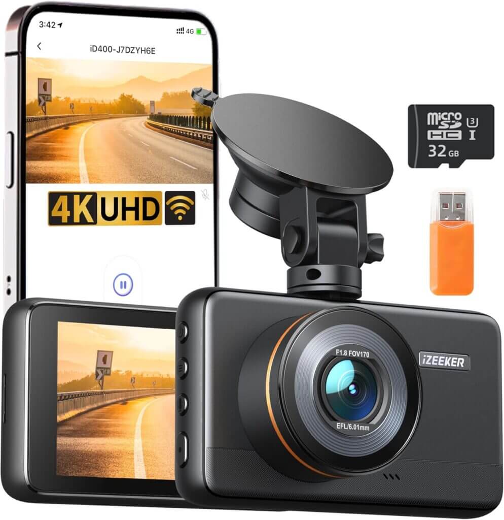 iZEEKER 4K Dashcam – 10% Rabatt