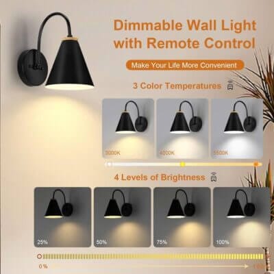 Einstellbare Farbtemperatur und Timer-Funktion für flexible Lichtgestaltung