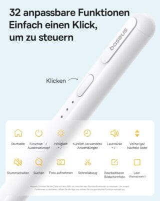 Kabellos, präzise und kompatibel mit allen iPads ab 2018 – für nahtloses Arbeiten.