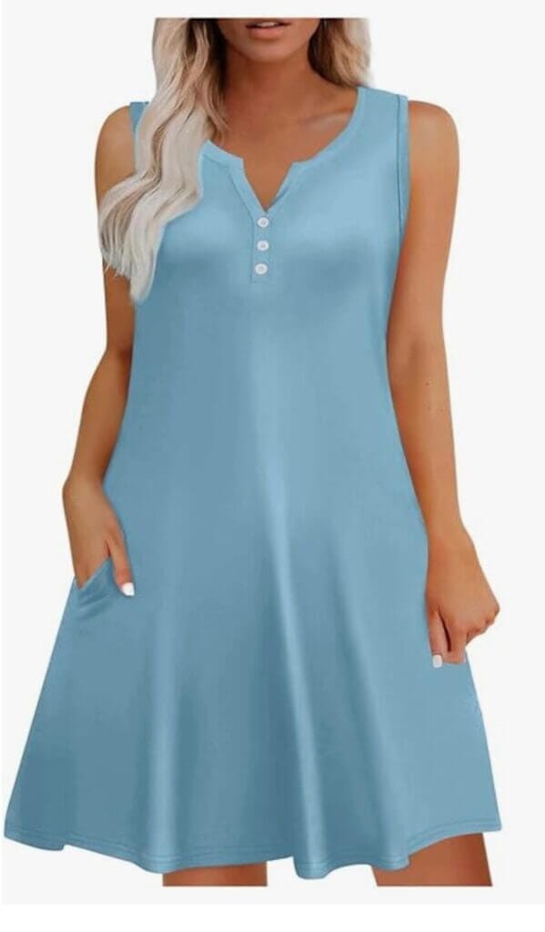 Damen Sommerkleid in A-Linie – 50% Rabatt