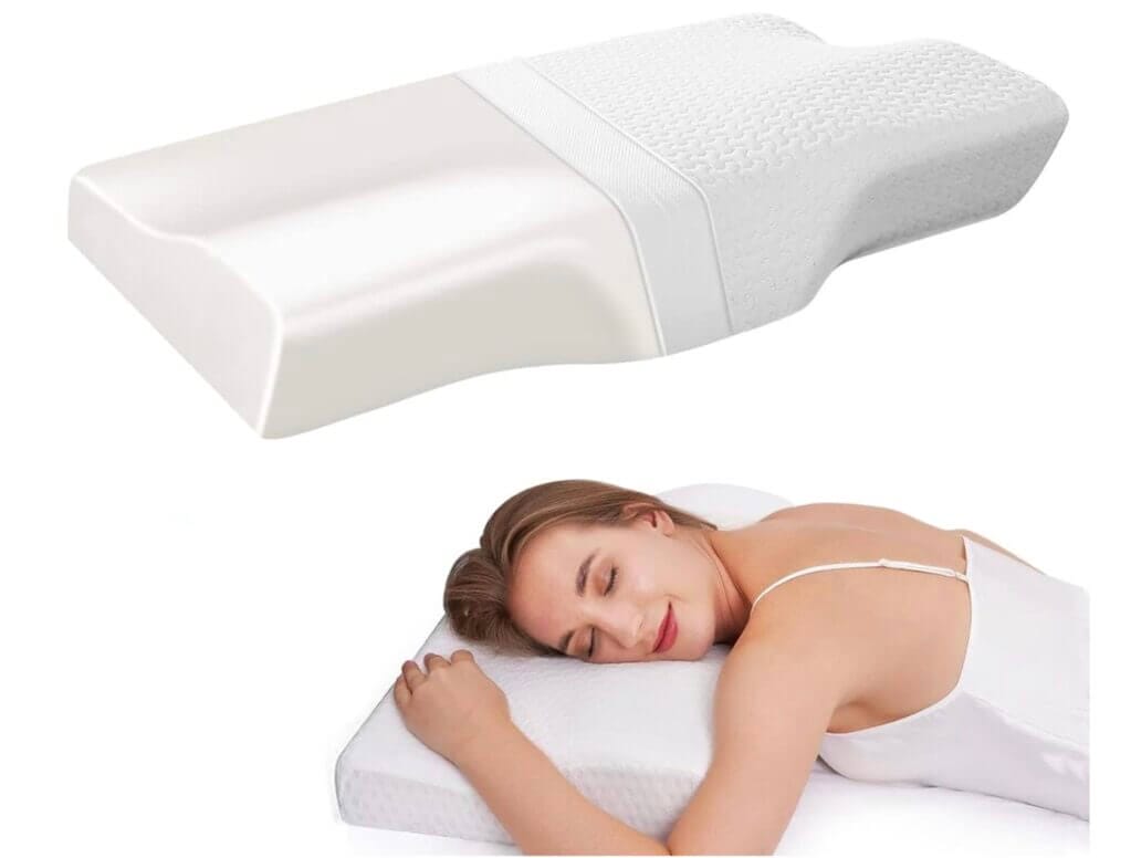 Ergonomisches Nackenstützkissen mit Memory Foam – 65% Rabatt