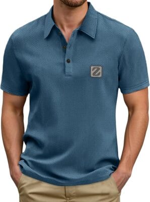 Herren Poloshirt Einfarbig