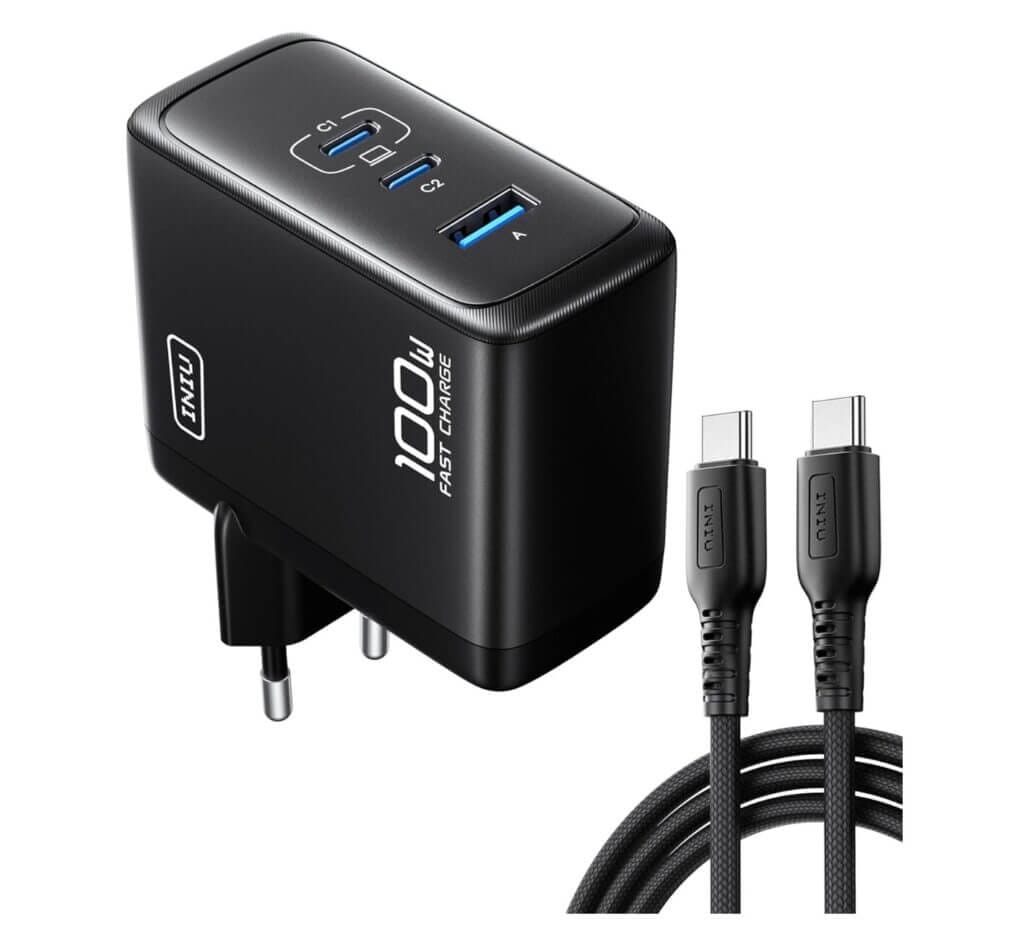 INIU 100W USB-C Schnellladegerät – 59% Rabatt