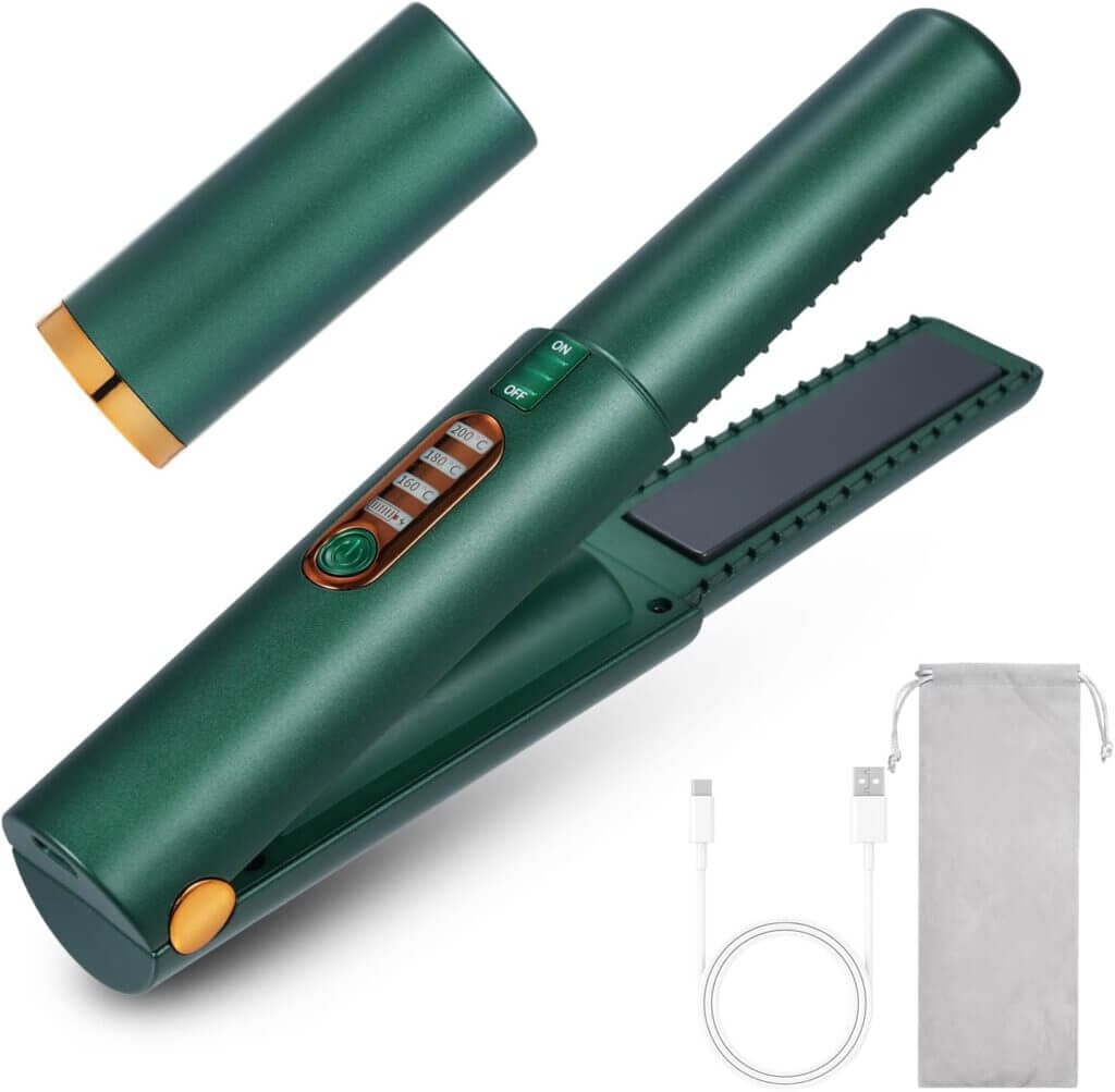 Kabelloses Haarglätteisen mit Akku – 15% Rabatt