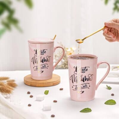 14 Unzen Fassungsvermögen – perfekt für Kaffee, Tee und andere Heißgetränke