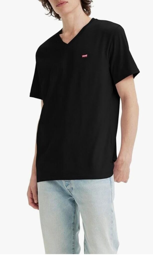 Levi’s Herren Original Housemark V-Neck T-Shirt – 36% Rabatt