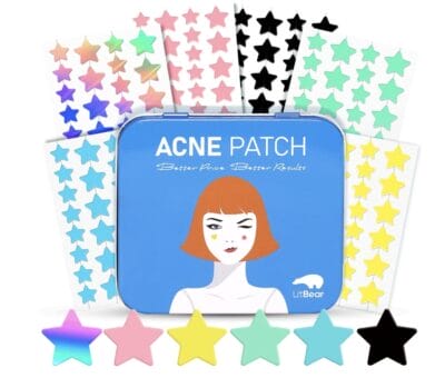 LitBear sternförmigen Pimple Patches
