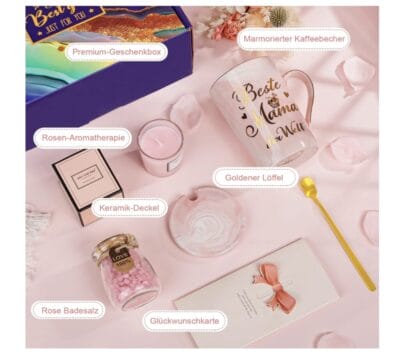 Muttertagsgeschenk Geschenk Bestandteile Set