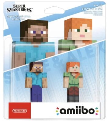 Nintendo AMIIBO: Super Smash Bros. Collection – Steve/Alex (Minecraft)