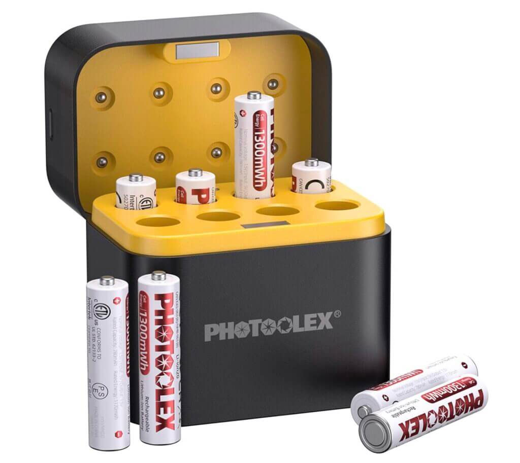 PHOTOOLEX Set mit acht AAA-Akkus – 25% Rabatt