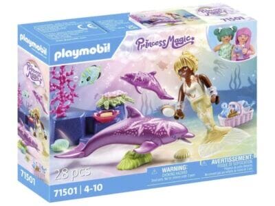 PLAYMOBIL Princess Magic Set Meerjungfrau mit Delfinen (71501)