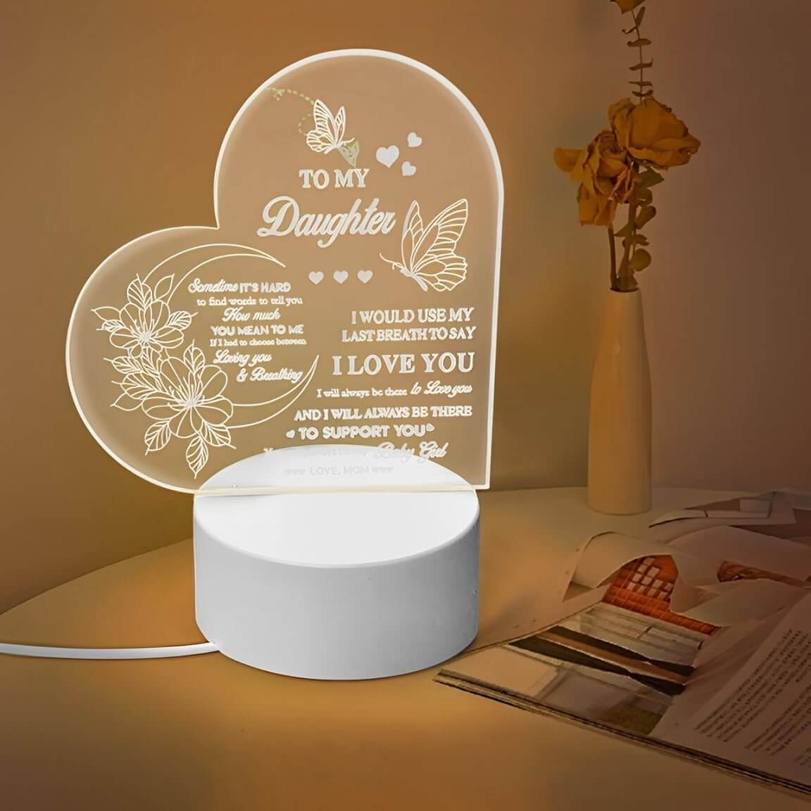 Personalisierbares LED Herz – 50% Rabatt