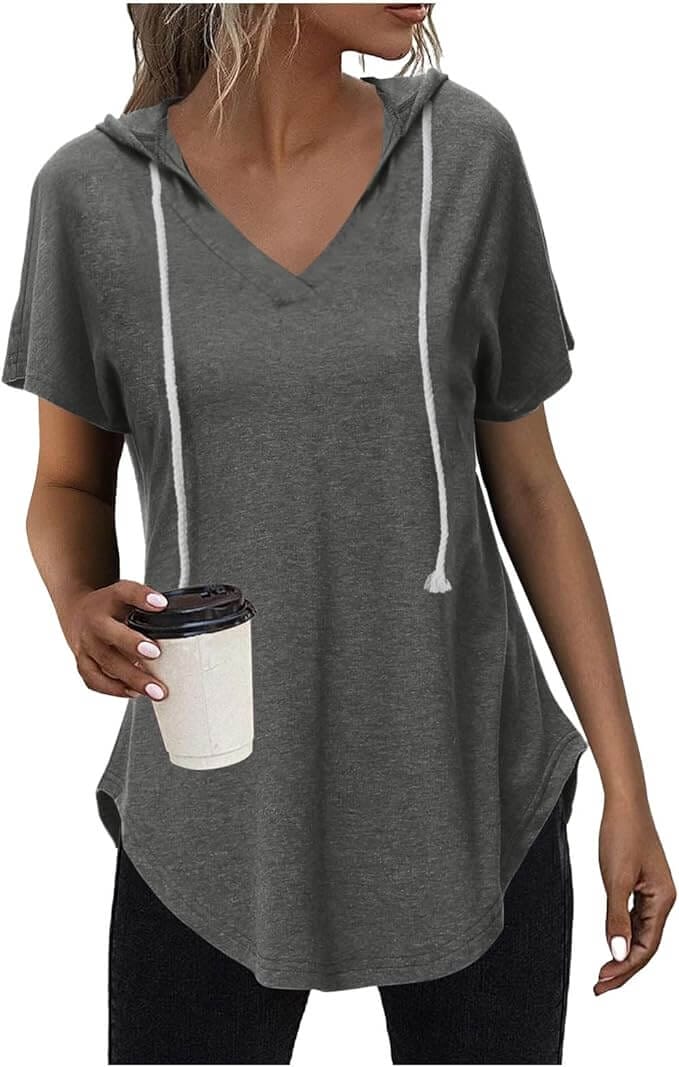 Pullover für Damen mit kurzen Ärmeln – 50% Rabatt