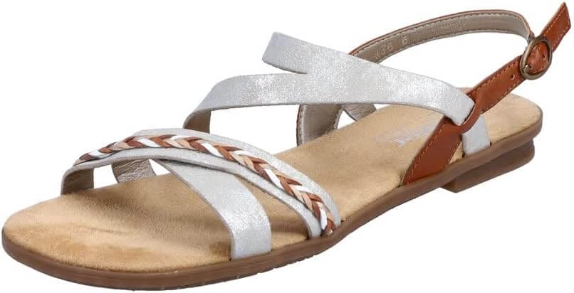 Rieker Damen 64263 Offene Sandalen mit Keilabsatz – 63% Rabatt