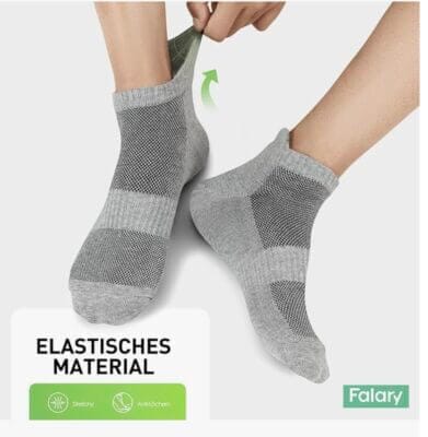 Sneaker Socken Elastisches Material