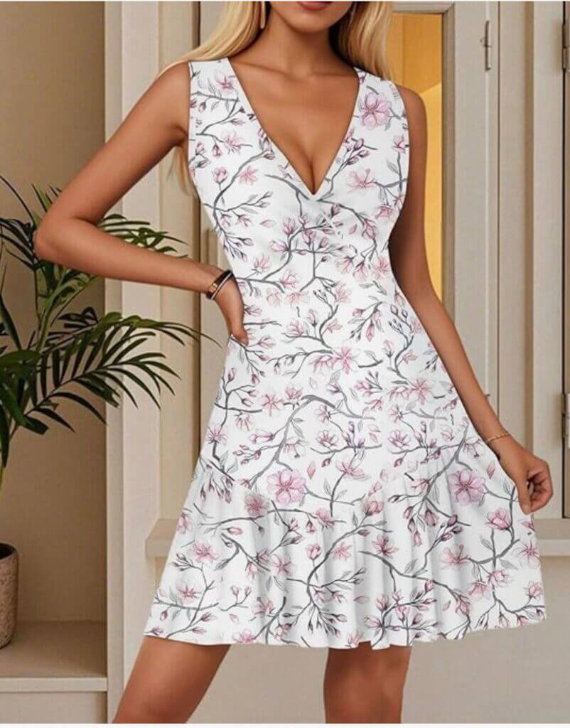 Sommerkleid für Damen – 20% Rabatt