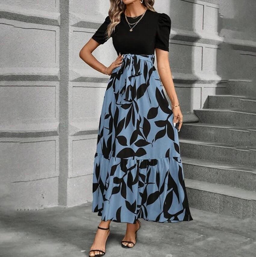 Langes Sommerkleid für Damen – 30% Rabatt