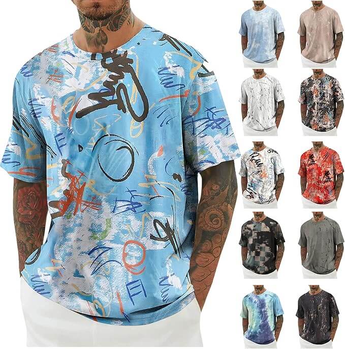 T-Shirt für Herren – 64% Rabatt