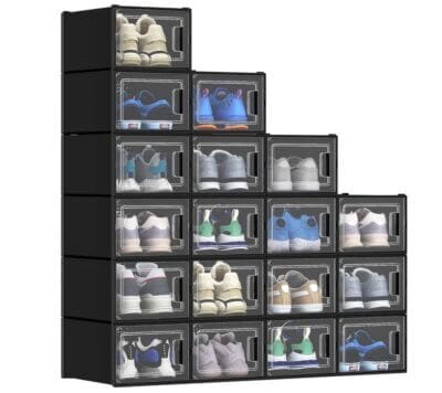 YITAHOME Schuhboxen-Set im 18er-Pack