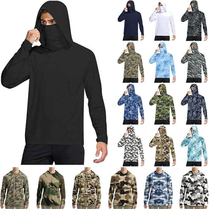 UV Shirt Herren Sonnenschutz Langarmshirt – 50% Rabatt