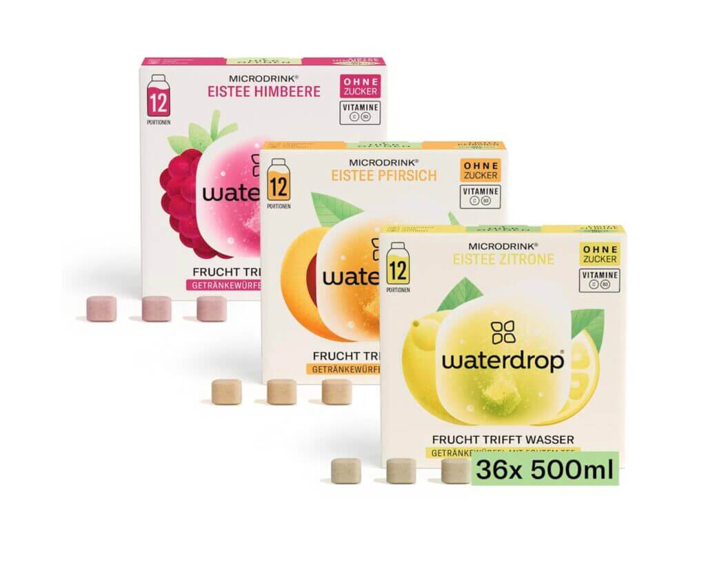 waterdrop® Microdrink Eistee Set – 31% Rabatt