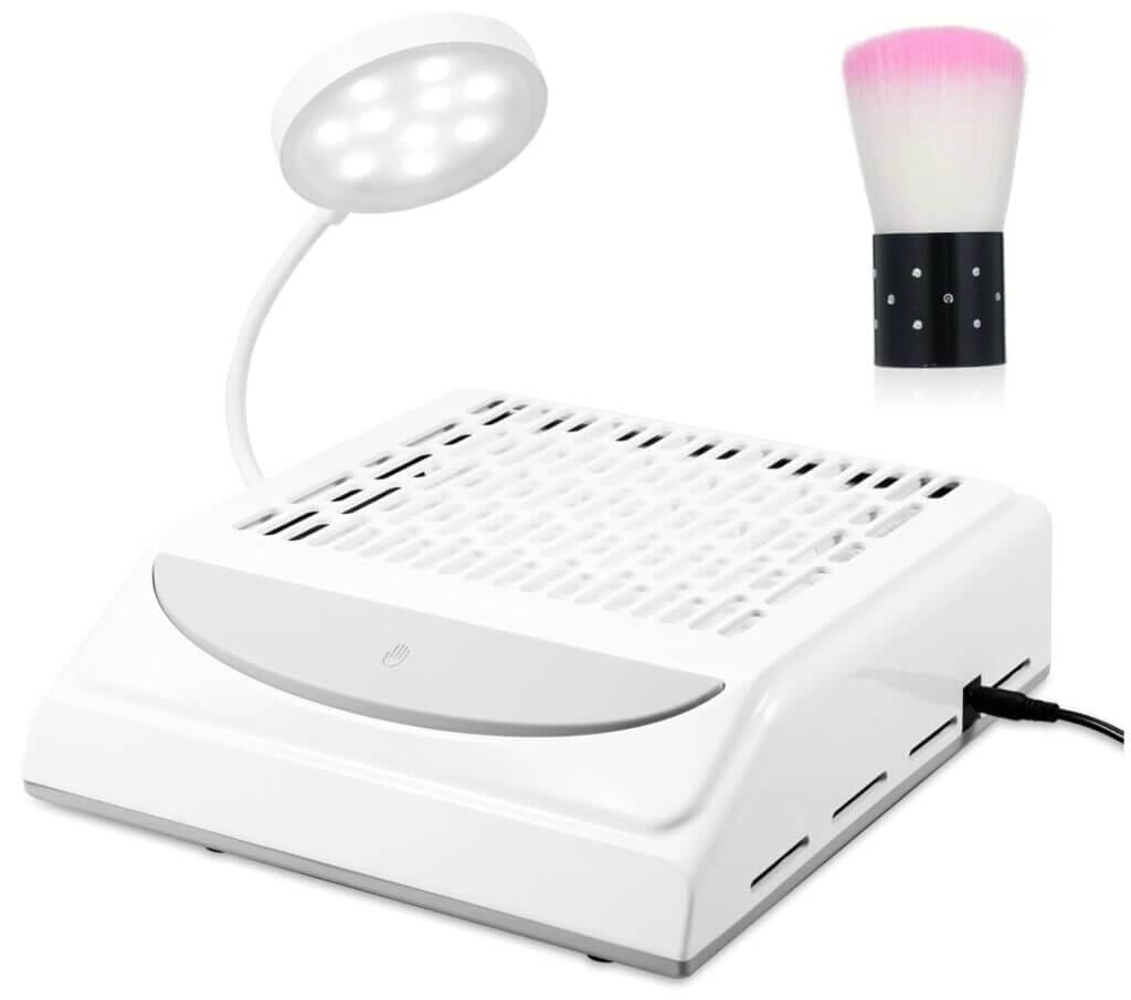100W Nagel Staubsauger mit LED-Lampe – 45% Rabatt
