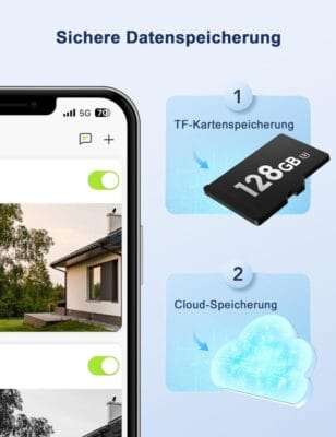 Mit wetterfestem Gehäuse und smarter App-Steuerung behältst du jederzeit die volle Kontrolle.