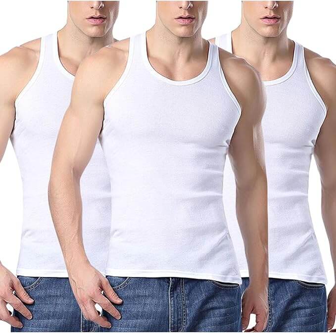 3er Pack Baumwoll Unterhemden – 50% Rabatt