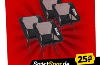 GOGLAND Campingstuhl 2er-Pack für nur 25,25 €
