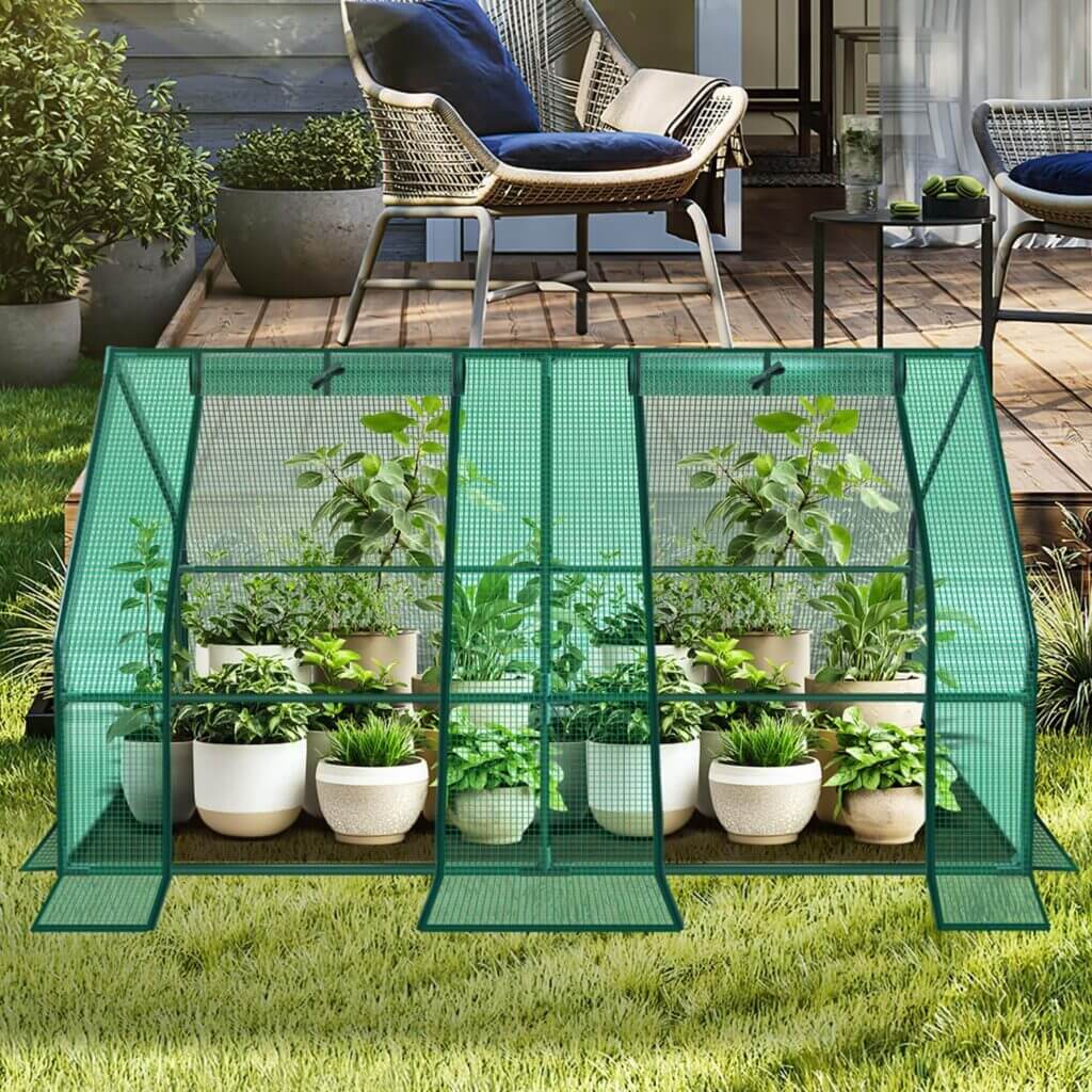 Kompaktes Gewächshaus für Balkon und Garten – 30% Rabatt
