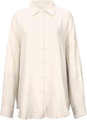 Luftige Longbluse mit lockerem Schnitt für entspannte Sommer-Outfits.
