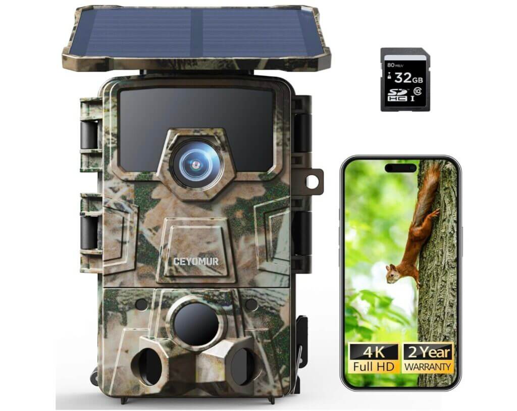 CEYOMUR Solar Wildkamera – 29% Rabatt