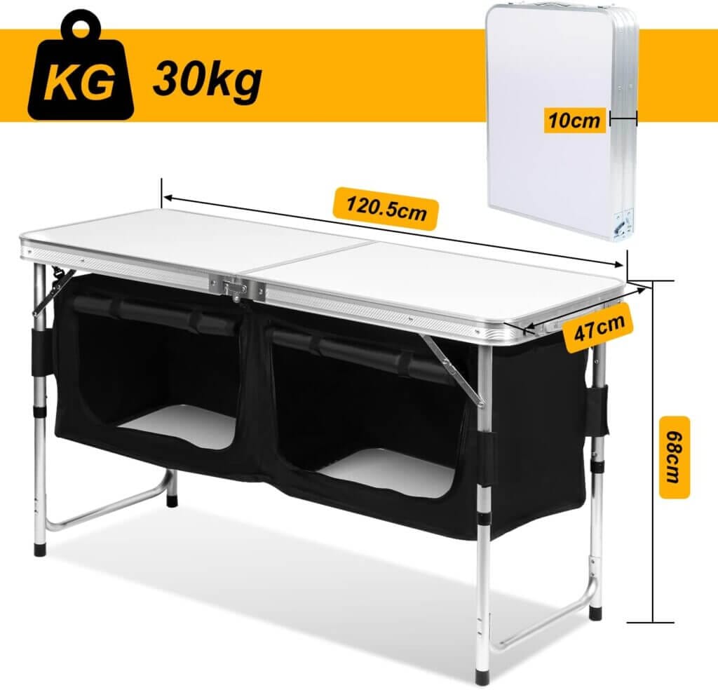 Faltbarer Campingschrank von Ansobea – 30% Rabatt