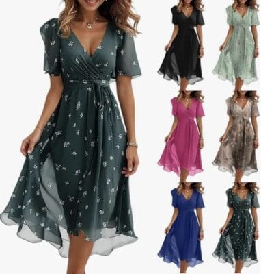 Chiffonkleid für Damen