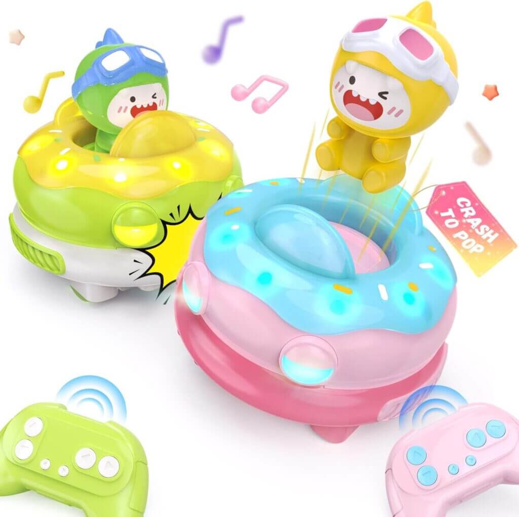 DEERC 2er Set ferngesteuerte Auswurf-Bumper-Cars – 50% Rabatt