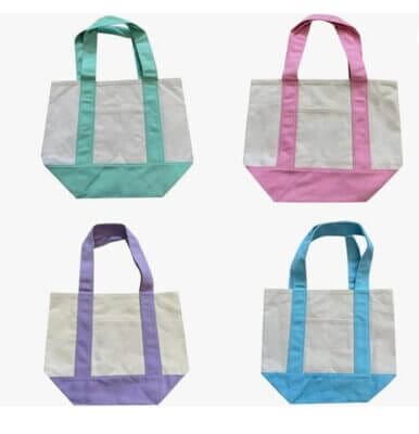Damen Canvas Handtasche Strandtasche 