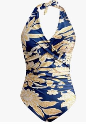 Damen Neckholder Badeanzug 