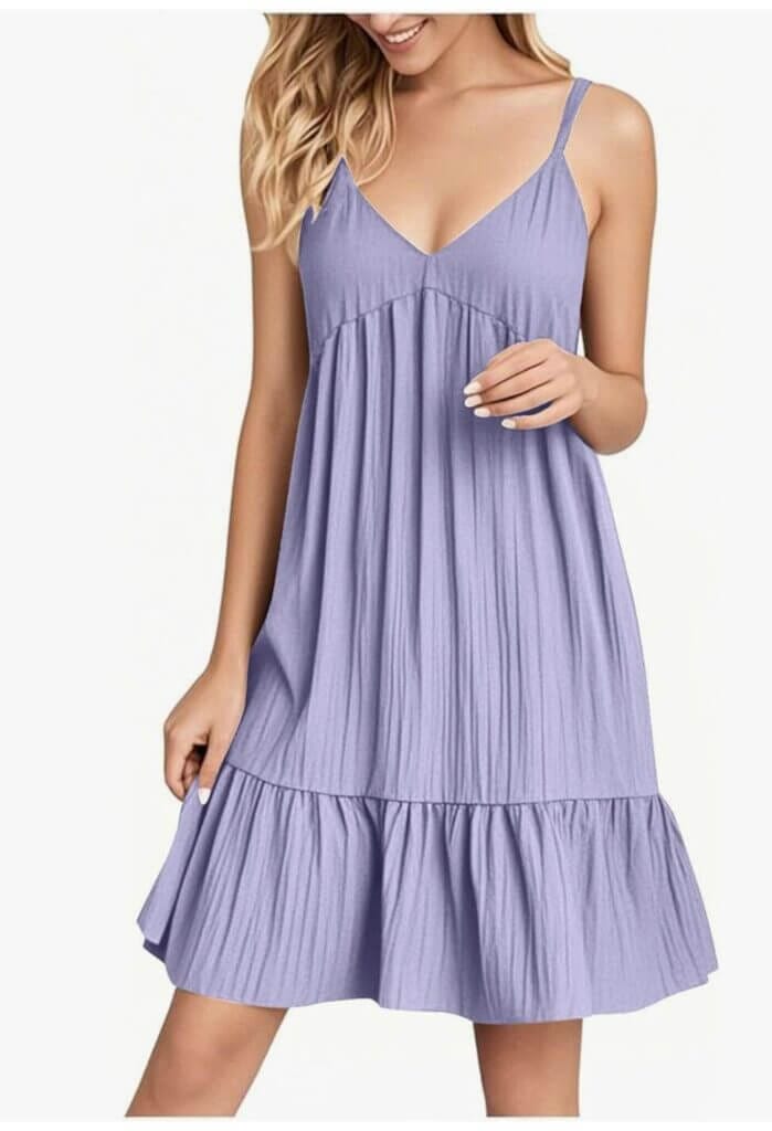 Damen Sommer Trägerkleid – 50% Rabatt
